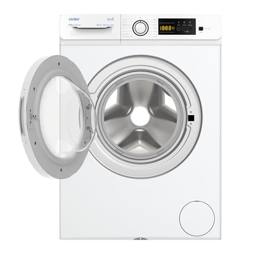 Sauber - Lavadora de carga frontal SERIE 3-W8105V - 8 kg - 1000 RPM - A - Programa Extra Rápido 15 minutos - Media Carga Avanzada- Inicio Diferido - ENTREGA EN DOMICILIO CON INSTALACIÓN INCLUIDA
