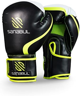 Essential Boxing Gloves Green 14-oz