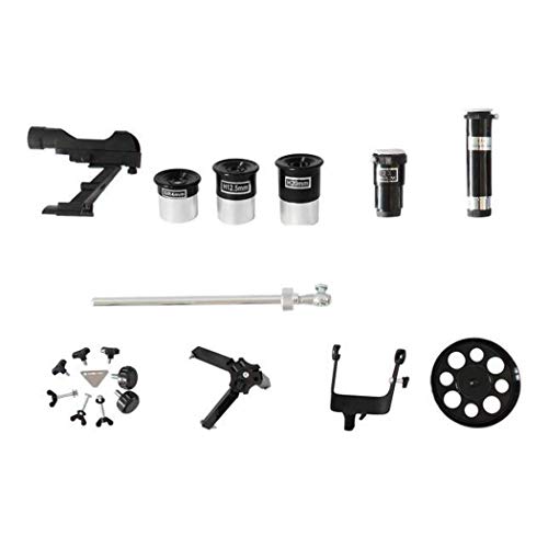 Telescopio refractor para principiantes con trípode miniatura 7