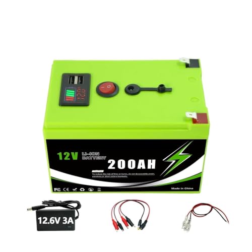 Batería de 12V contra cortes de luz con respaldo portátil de 200A 2