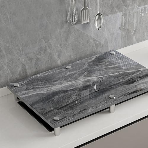 QSTGX Coprifuochi Piano Cottura A Gas 5 Fuochi Protettore Cucina Protezione per Piano Cottura per Piano di Lavoro, lavello, Camper e Piani Cottura elettrici/a Gas(B,30X40X8.3 CM)