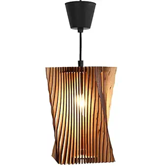 PIGARD - The Brand of Lifestyle 188 Hanging Lamp Electric Antique Wooden Ceiling Lights (with Bulb, Cabel, Holder) Night Lamp for Living Room,Dining Hall,Home Decor Kitchen etc-188