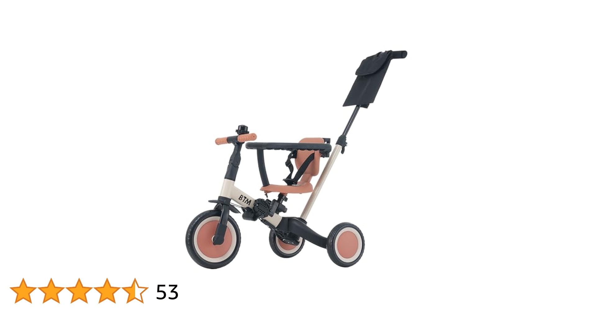 Amazon.co.jp: BTM 子供用三輪車 4in1 三輪車のりもの 押し棒