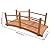 Fregramei Wooden Garden Bridge, Outdoor, Garden Backyard Bridge Decoration, Wooden Bridge for Outside Small Arc Pond Bridge Footbridge with Safety Railings for Yard, Brown 55.1"x23.6"x22",-204