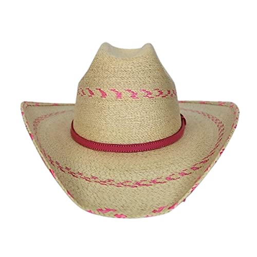 Atwood Kid's Pink Pinto Palm Leaf Hat - Size Large2