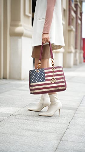 Bolso bandolera para mujer MKF Collection USA Satchel vegano miniatura 2