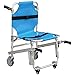 Chaise d'escalier en Aluminium Chaise d'ambulance Pliante légère 3 Boucles de déverrouillage réglables Chaise élévatrice d'urgence 4 Roues Chaise de Transport