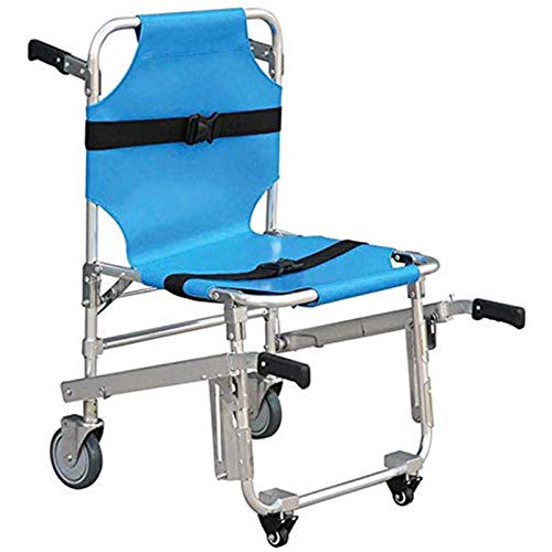 Stair Chair Silla de Escalera Silla de Ambulancia Plegable de Aluminio Ligero...