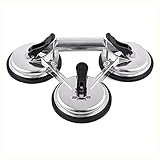 Der Körper und die Griffe sind alle aus Aluminium und bieten eine viel bessere Festigkeit als billigere Kunststoffalternativen. Die Saugnäpfe bestehen aus strapazierfähigem, geruchlosem Gummi für einen starken und ergonomischen Griff.