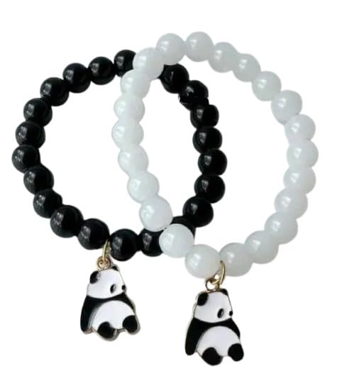 ARISTAL Jewellery Panda Friendship Bracelets, Matching Bracelets for Couples, Handmade Beaded BFF, BF & GF Bracelets, Valentines Day Birthday Gifts for Women (B0D9WNRC5R) Amazon Price History, Amazon Price Tracker