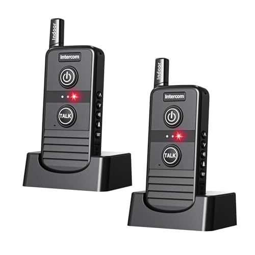 Long Range Wireless Doorbell Intercom System (2 Pack)