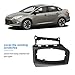 Headlight Switch Trim Frame Automotive Headlight Switches Headlight Control Switch Frame Trim ABS Plastic Protector Compatible with Focus 2012?2014