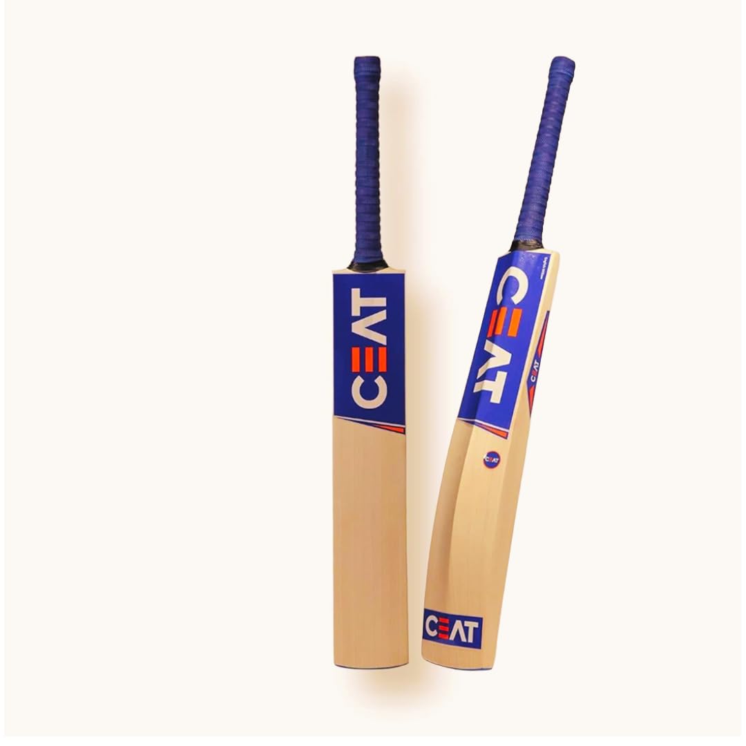 C-EAT Poplar Willow Tennis Ball Cricket bat for Boys & Girls Age 12-14 Years | Grade 1 Poplar Wooden Light Weight 900-950 gm. Soft & Hard Tennis Ball Use | Size -6 | with Cover-image-28