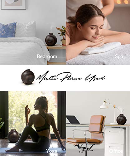 Aromacare Essential Oil Diffuser, Aromatherapy Diffusers For Essential Oils Large Rome, Cool Mist Humidifier, Diffusers For Home One Fill For 15+ Hours With Night Light 2 Mist Mode Waterless Auto-Off #TOP5