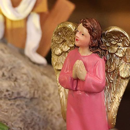 Figurines de résurrection lumineuses à LED pour table - 7