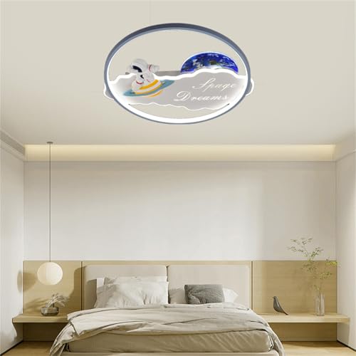Plafonnier acrylique LED dimmable pour eviter la fatigue visuelle des enfants dans leur chambre