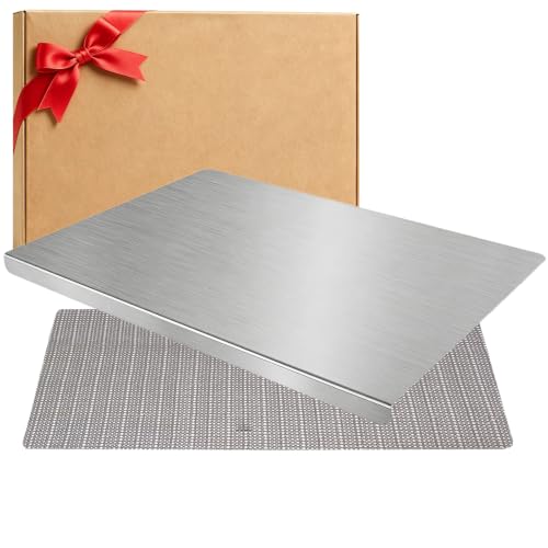 Tabla de Cortar de Acero Inoxidable en Forma L 39.9x30 cm miniatura 1