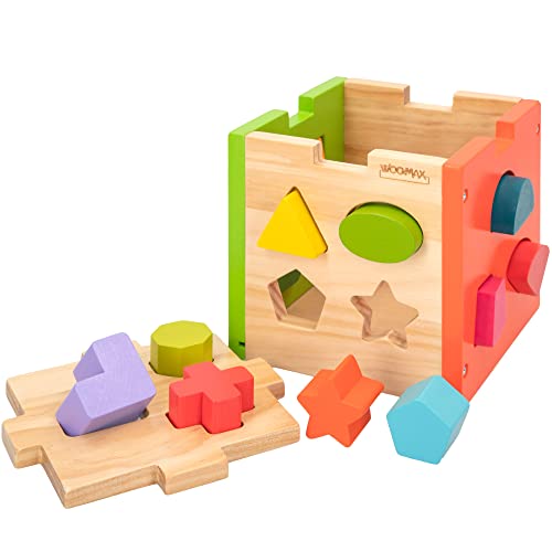 Colorbaby – Cubo Con Forme Da Incastro, In Legno Cubo - 2