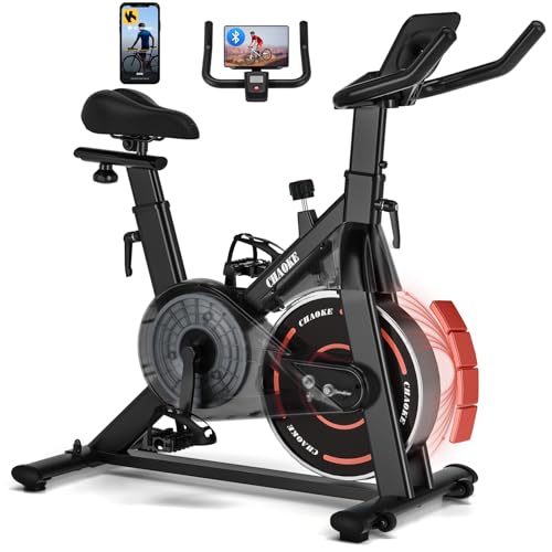 CHAOKE Heimtrainer Fahrrad mit App, 2025 Leiser Hometrainer mit...