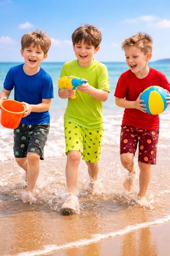 Image of T2F Boys Cotton Shorts Pack of 5 | Printed Knee Length Shorts | Soft Comfortable Everyday Wear for Kids