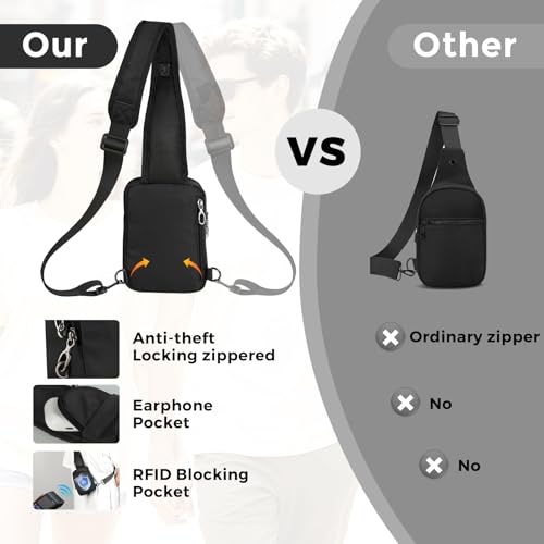 VADOO Anti-Theft Sling Bag