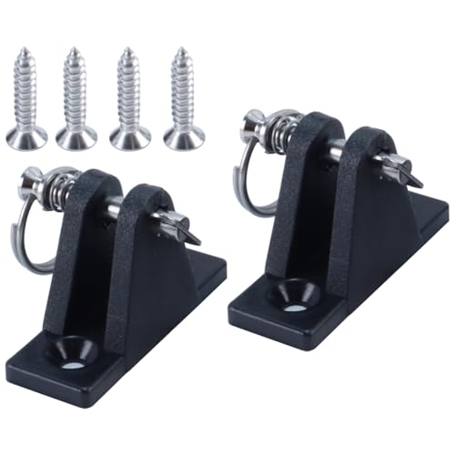 Riven Lot de 2 supports de fixation pour auvent en nylon avec vis