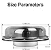 ECO-WORTHY Solar Powered Attic Fan Solar Venting Stainless Steel Solar Roof Fan Vent, Waterproof