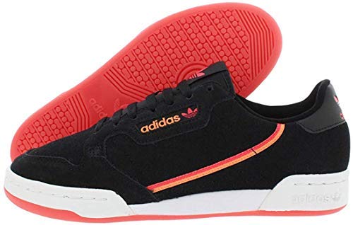 adidas Men's Continental 80 Low Fashion Shoes (Black/Lilac/Orange, Numeric_8)