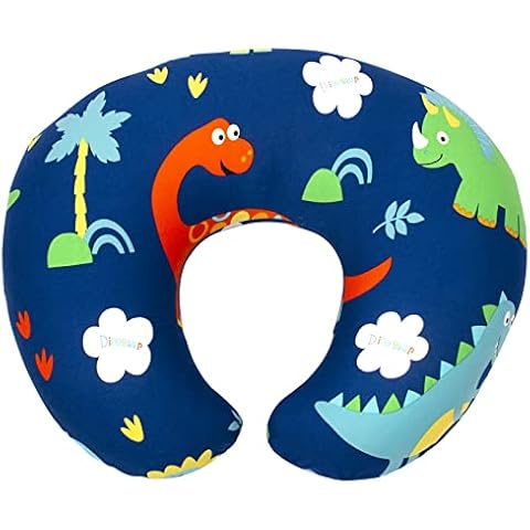 Cloele Stretchy Nursing Pillow Cover - Dinosaur Snug Fitted Nursing Breastfeeding Pillow Slipcovers for Baby Boys Ultra Soft Microfiber Infant Nursing Pillowcase for Newborn Cover
