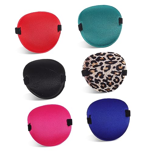 6 Piezas Máscara De Ojos Suave Ajustable De Un Solo Para Mujeres Para El Estrabismo En Los Ojos Dorado En El Debajo De Los Ojos Ver Poliéster FRCOLOR