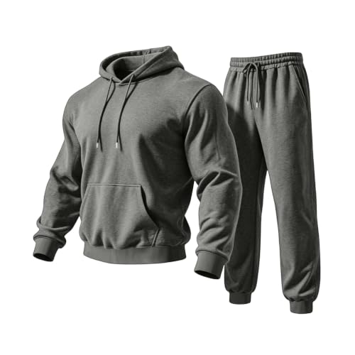 Sweatsuits for Men Oversized Fleece Hoodie and Sweatpants Set Tracksuit - image 5