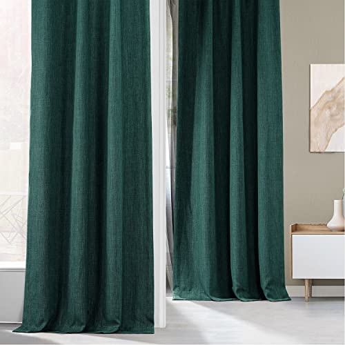 HPD Half Price Drapes Faux Linen Room Darkening Curtains - Image 4