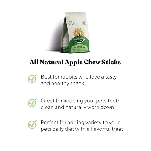 Rabbit Hole Hay All Natural Apple Chew Sticks 12 oz miniatura 3
