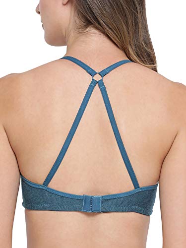 Image of Clovia Women's Cotton Non-Padded Non-Wired Racerback Bra