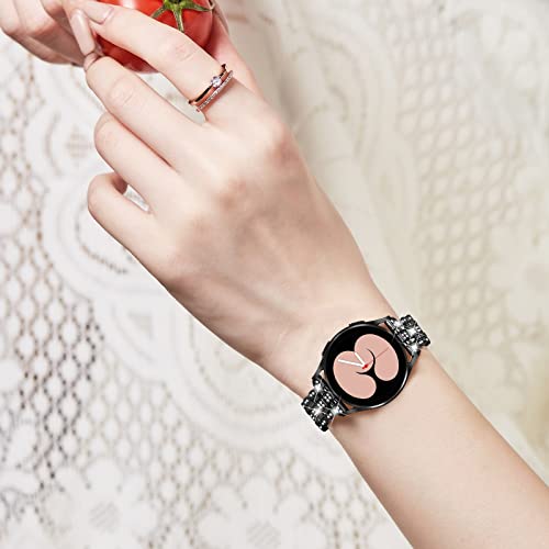 Correas reemplazo para reloj BOCLOUD NY20, metal con cristales negro miniatura 4