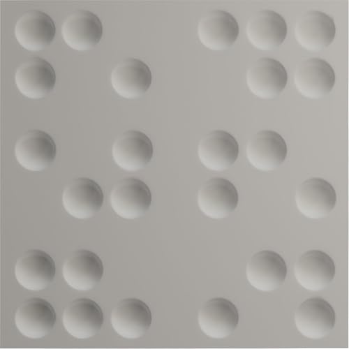 Miniatura 5 de Ekena Millwork 19 58 pulgadas de ancho x 19 58 pulgadas de alto, Emery EnduraWall decorativo 3D, Satin Hunt Club Verde (cubre 2.67 pies cuadrados).