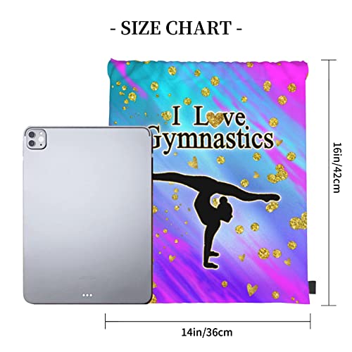 Gymnastics Drawstring Bags Adjustable Sports Gym Bag Drawstring Backpack Water Resistant String Bag Party Favors Bags4