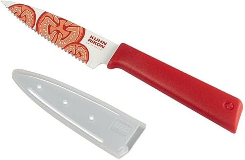 KUHN RIKON Cuchillo dentado Colori+ 4" (tomate)