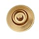 Musiclily Pro Metrische Gitarre Knöpfe Potiknöpfe Top Hat Bell Knobs 2 Volume 2 Tone Set für Epiphone LP SG Style E-Gitarre, Gold mit Silber Metalleinlage