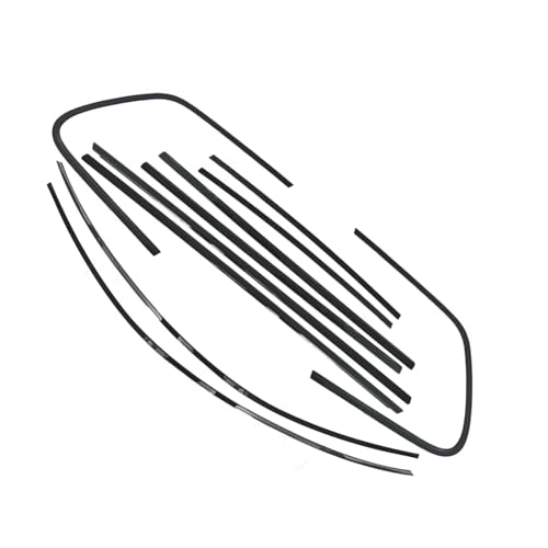 Baguette de vitre extérieure auto Noir Piano pour VW Touareg 2011-2018 BLNETU