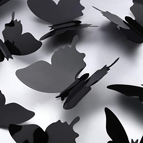 120 Pezzi Adesivi Murali Farfalla 3D 3 Dimensioni