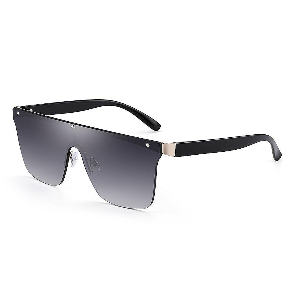 Gafas de sol cuadradas para hombre y mujer, gafas de sol planas de gran tamaño para mujer, UV400