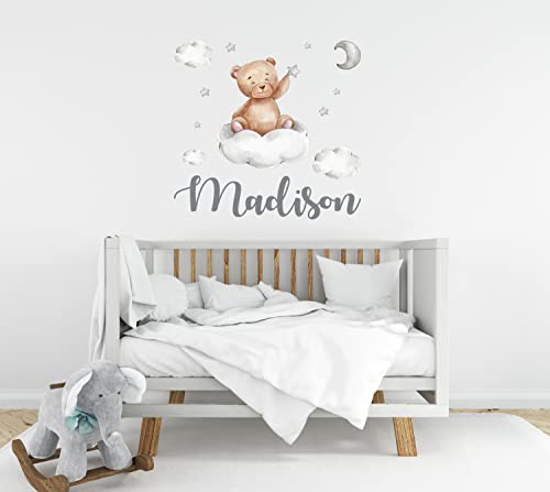 Vinilo Decorativo Personalizado Teddy Bear 15x15 pulg