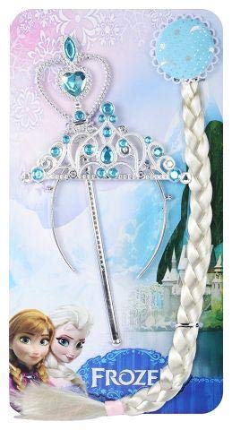BookMyCostume Buy Complete Accessory Set - Elsa Fairy Tale Kids Fancy Dress Accessory Kids Blue