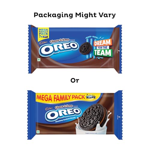 Image of Cadbury Oreo Choco Creme Flavour Cream Sandwich Biscuit, 876.75 g (Pack of 2)