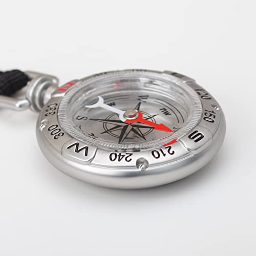Zinc Alloy Pocket Compass,Portable Pocket Watch Compass,Gift Compass,Camping Survival Compass Suitable For Hiking Backpacking,Camping Plan,Fishing,Outdoor Accessories,1 Pcs #TOP5