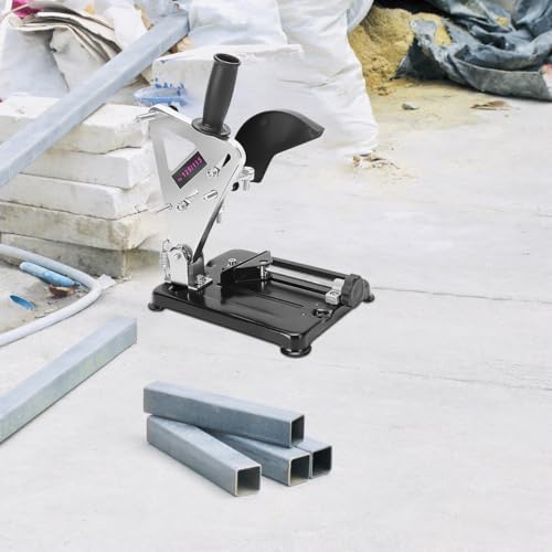 Operitacx Adjustable Angle Grinder Stand Base with Heavy Duty Cast Iron Frame Multi-Angle Holder for 4 1/2 Inch Grinding Machine Desktop Support with Protective Cover and Ergonomic Handle by Operitacx - Image 9
