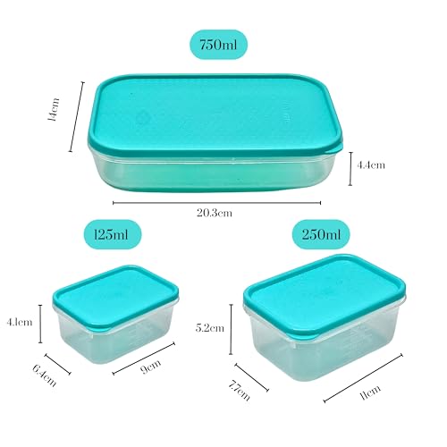 Image of Happy Cove Kitchen 10 Piece Container Set - Durable Containers for Kitchen Storage Set, BPA-Free, Stackable, Clear Organizers for Pantry, Fridge, and More | Microwave Safe | Dishwasher Safe