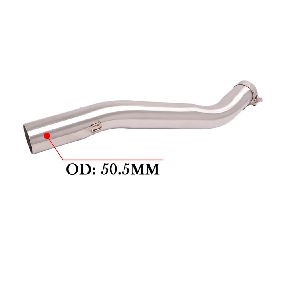 para CBR600 CBR 600 F4 F4I 1999-2007 De Silenciador Escape Motocicleta Modificación del Tubo Enlace Medio 51 Mm Motocicleta Tubo Escape Silenciador