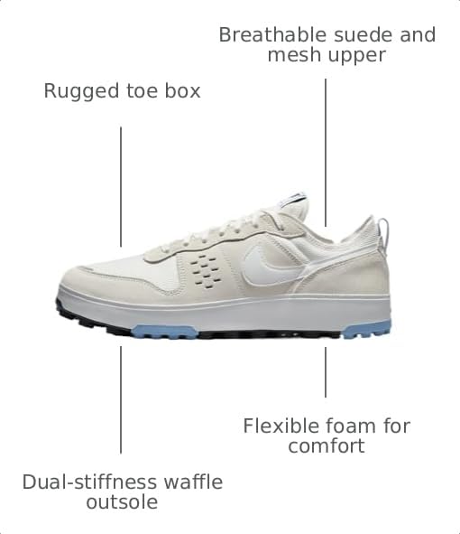 Image of Nike C1TY inchSurplus inch Shoes (FZ3863-102, Summit White /Pure Platinum /University Blue /White) Size 10.5